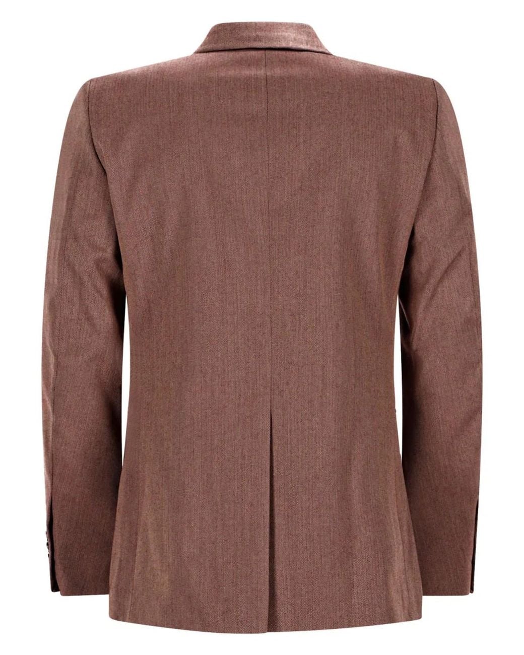Drole de Monsieur Brown Polyester Wool Viscose Jacket for men