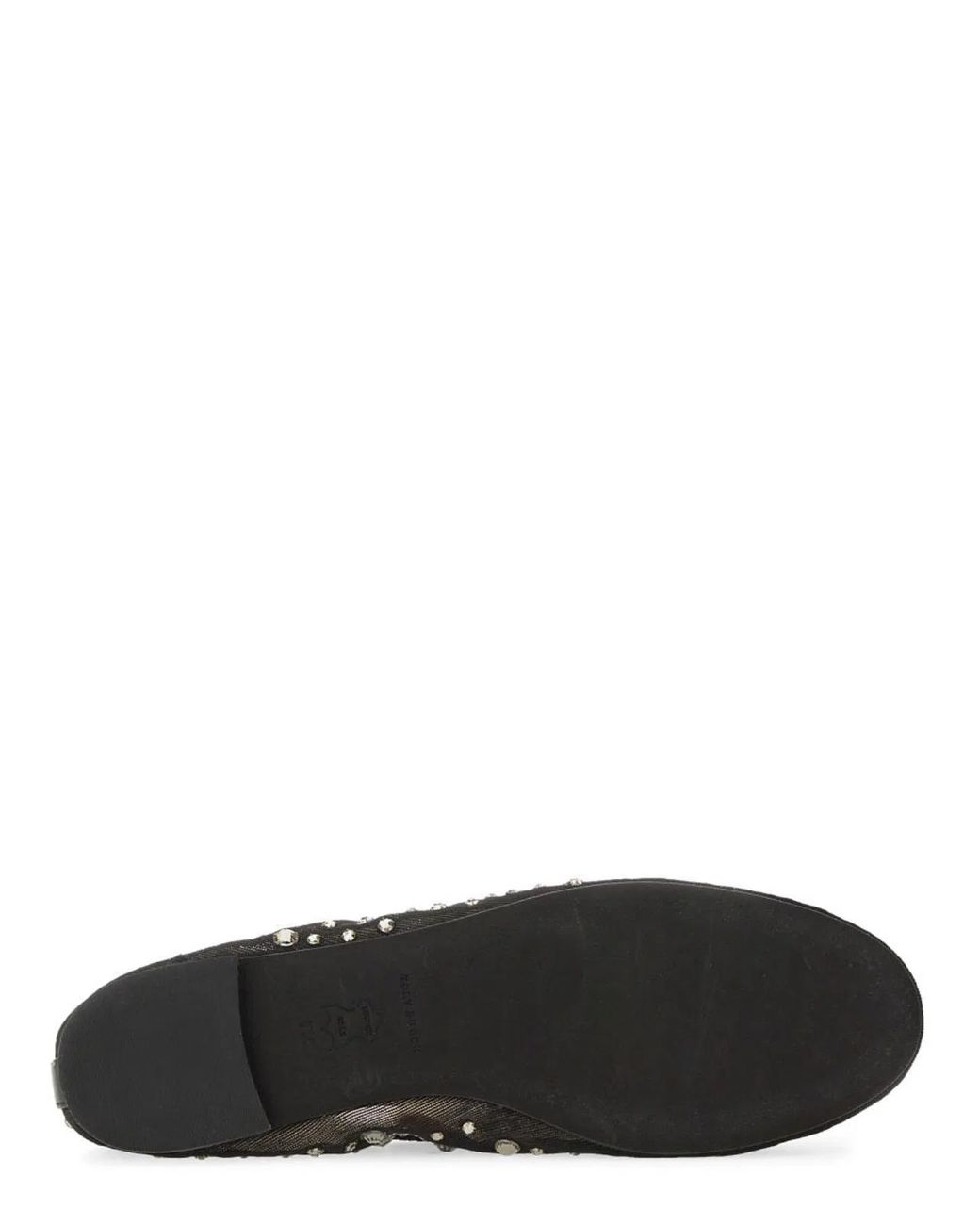 Tory Burch Black Ballerina With Crystals
