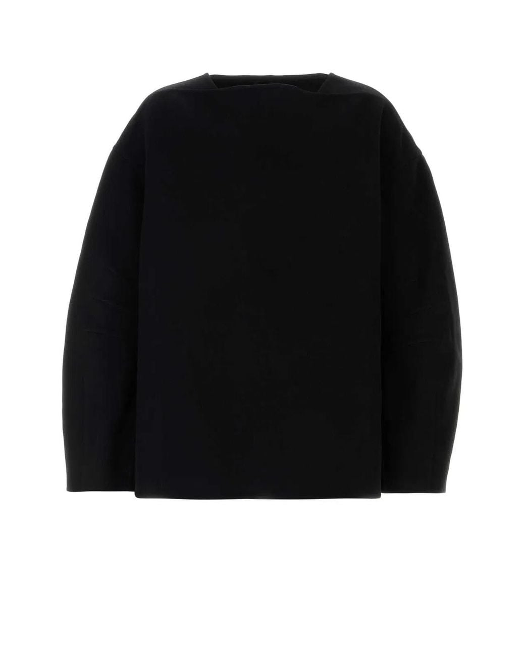 Jil Sander Black Wool Oversize Sweater for men