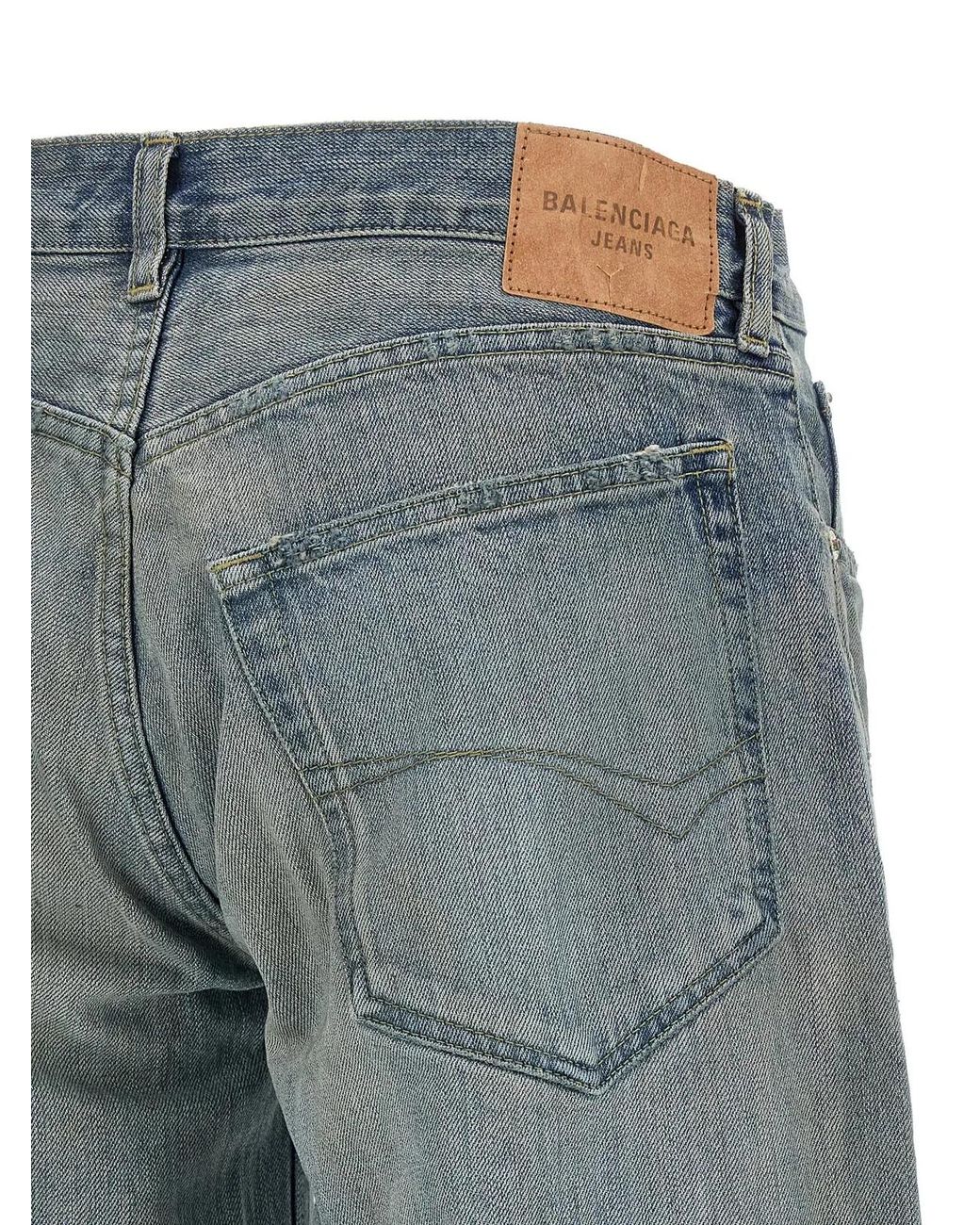 Balenciaga Blue 'Baggy' Jeans