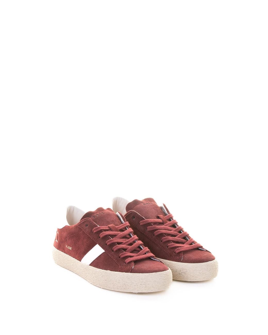 Date Purple Sneakers Suede Leather