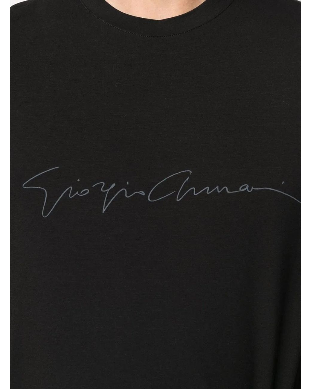Giorgio Armani Black T-Shirt for men