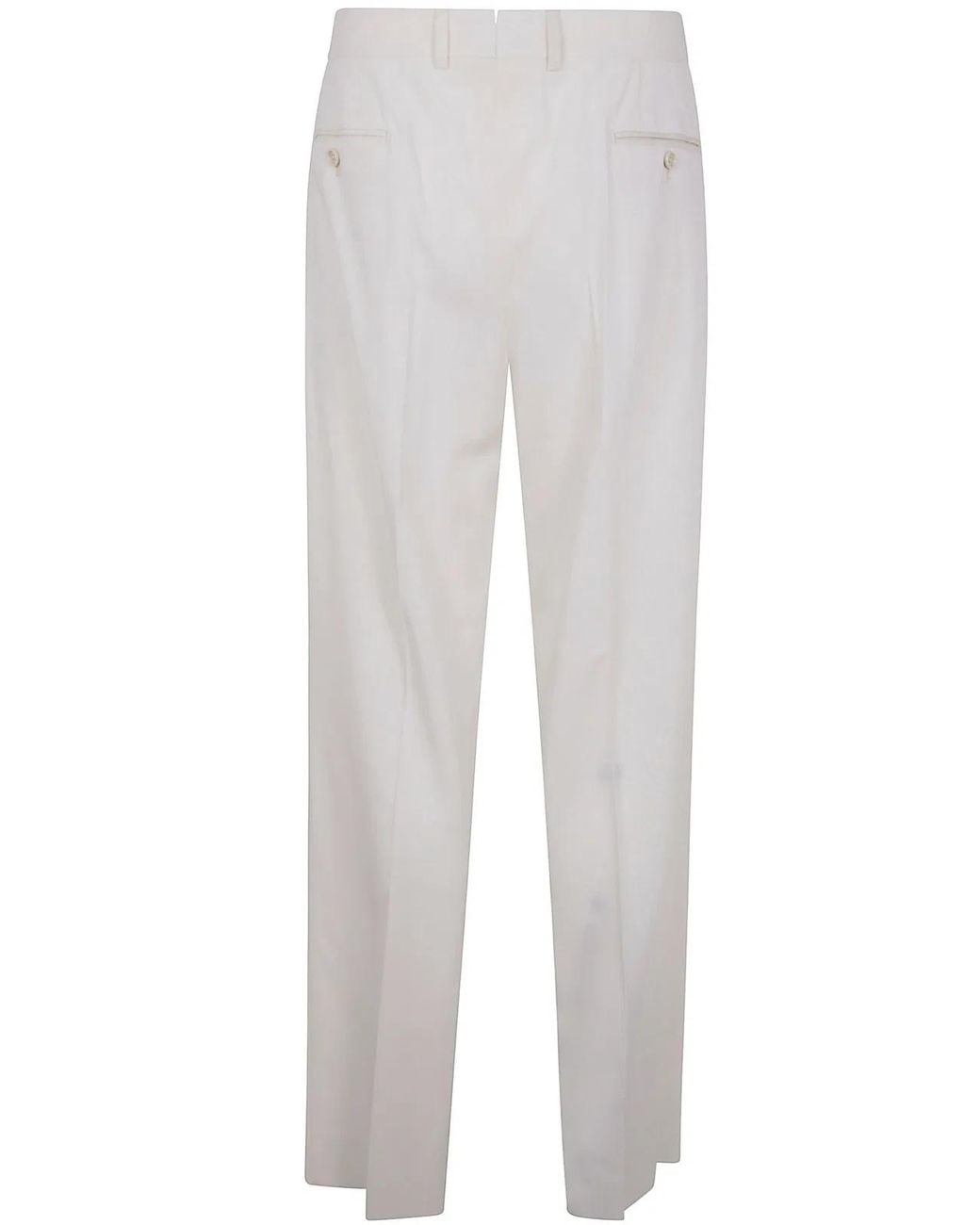 Lardini White Attitude Trousers for men