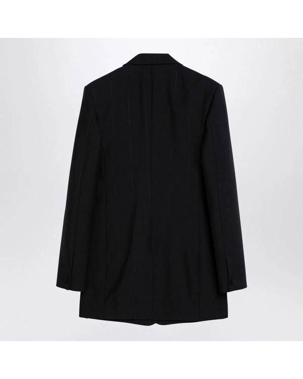 Givenchy Black Stretch Wool Blend Blazer