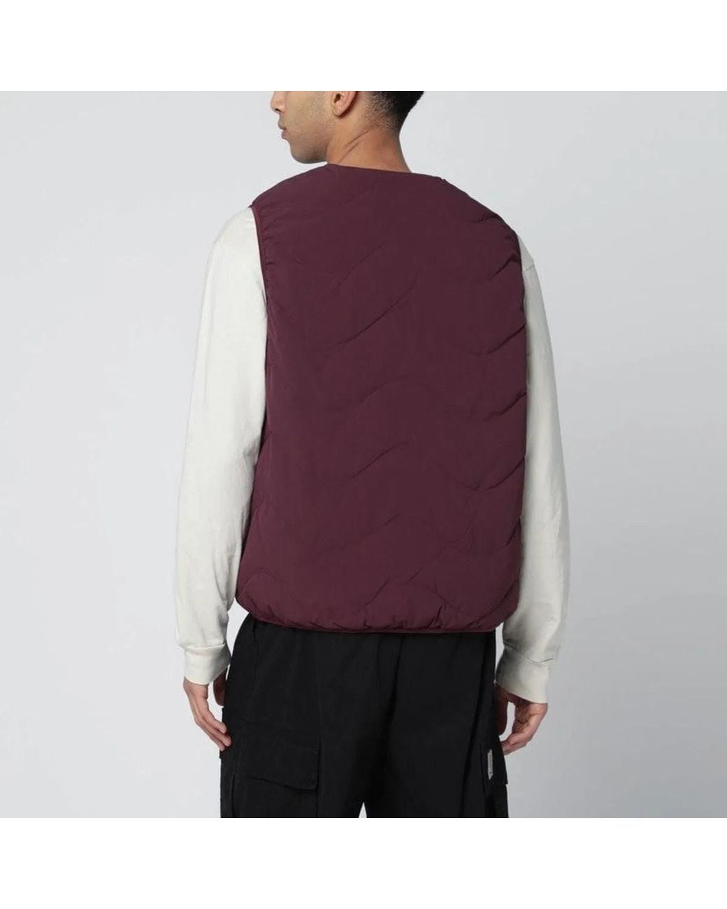 Purple Mountain Observatory Purple Winecolored Nylon Vest for men