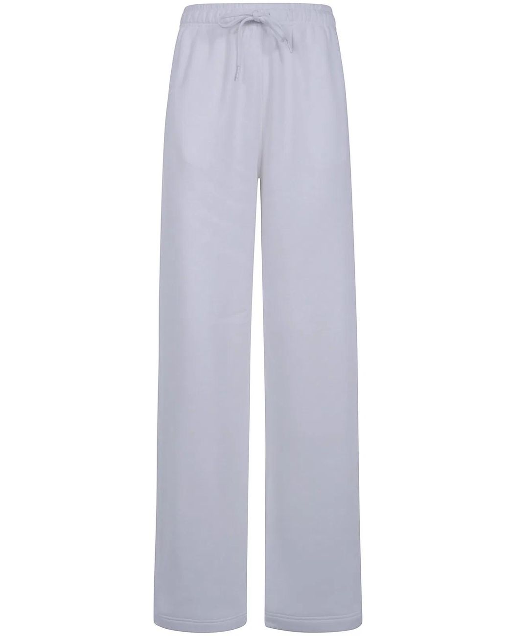 Polo Ralph Lauren White Knit Open Bottom Sweatpants