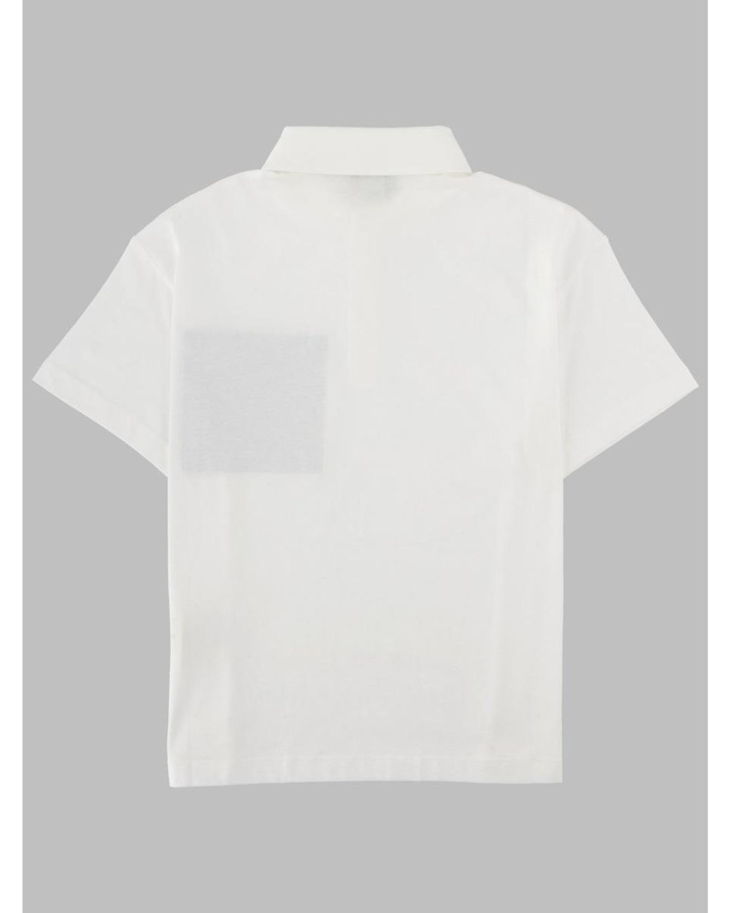 Fendi White Kids Mini Polo Shirt