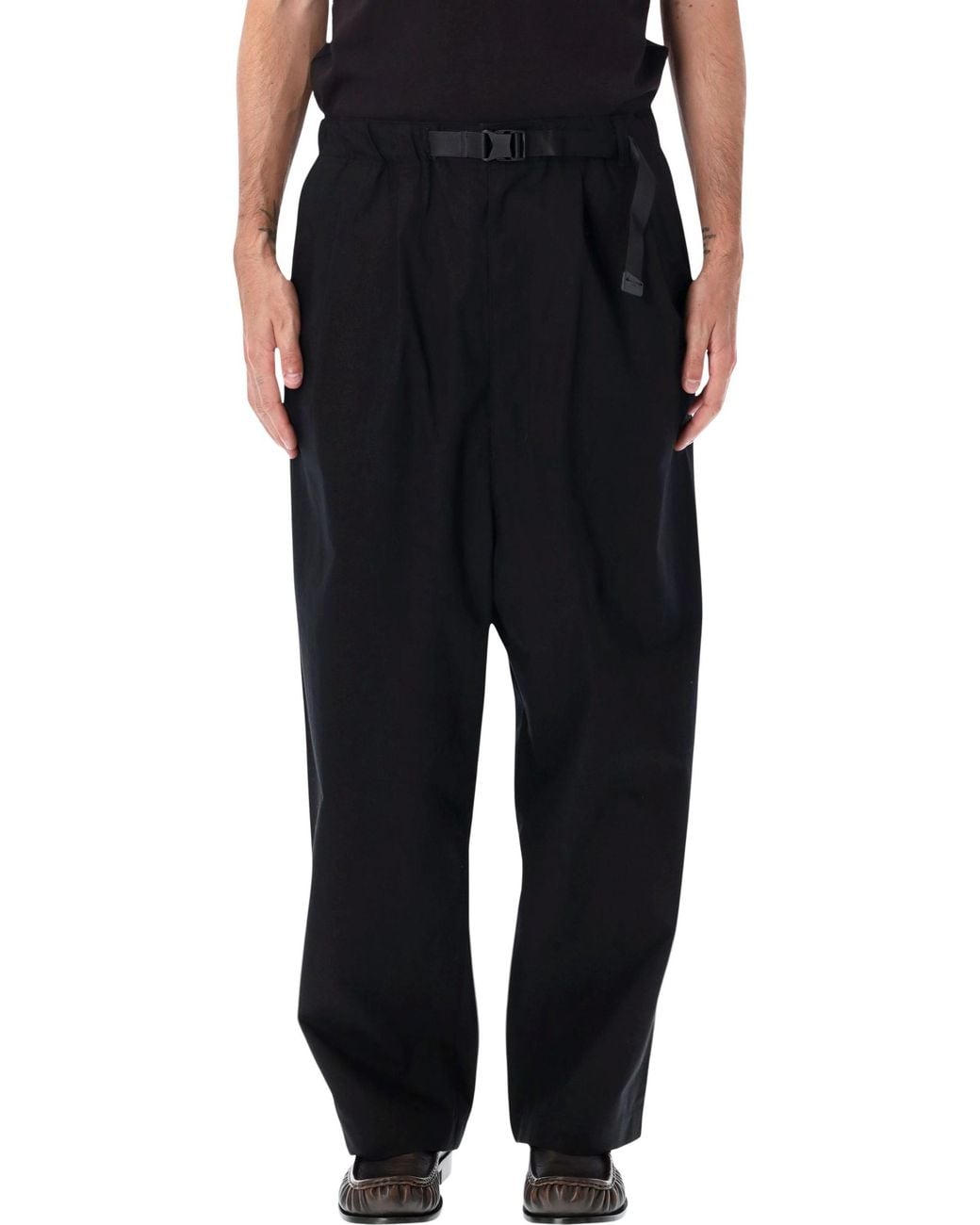 Comme des Garçons Black Comme Des Garçons Homme Plus Comme Des Garçons Homme Belted Chino Trousers for men