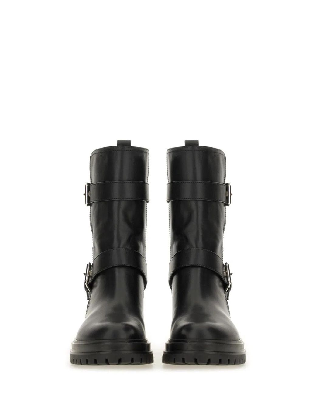 Gianvito Rossi Black Leather Thiago Ankle Boots