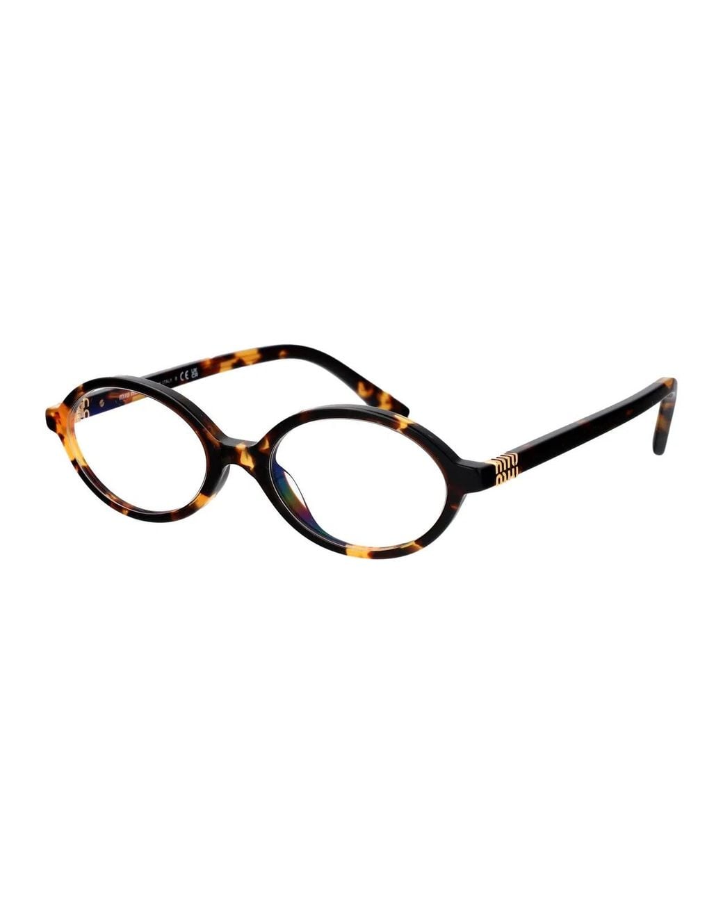 Miu Miu Brown Acetate Havana Miele Sunglasses