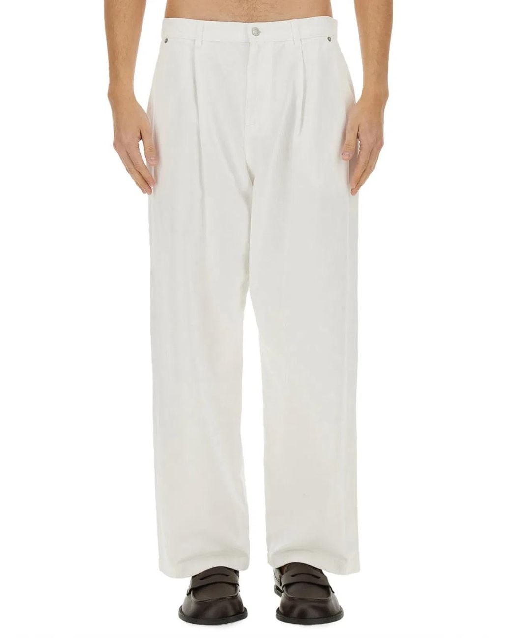 Moschino Couture White Denim Jeans for men