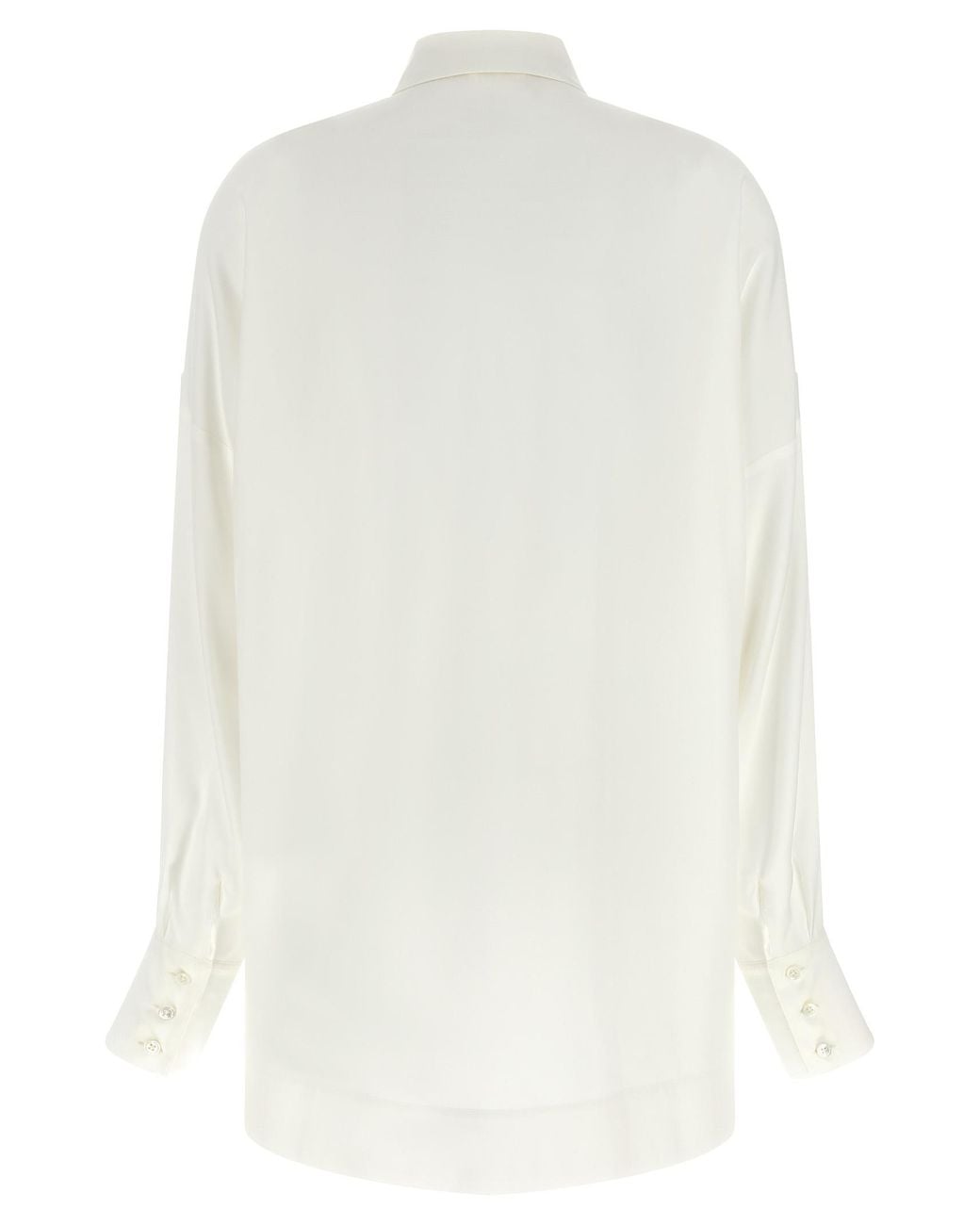 DI.LA3 PARI' White Jabot Shirt