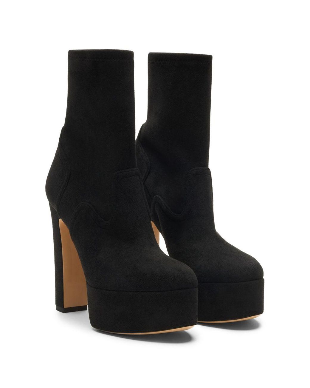 Casadei Black Leather Rubber Boots