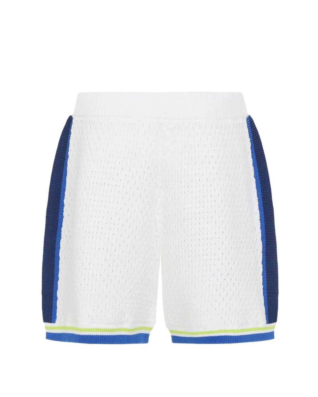 Casablanca Blue Crochet Shorts for men
