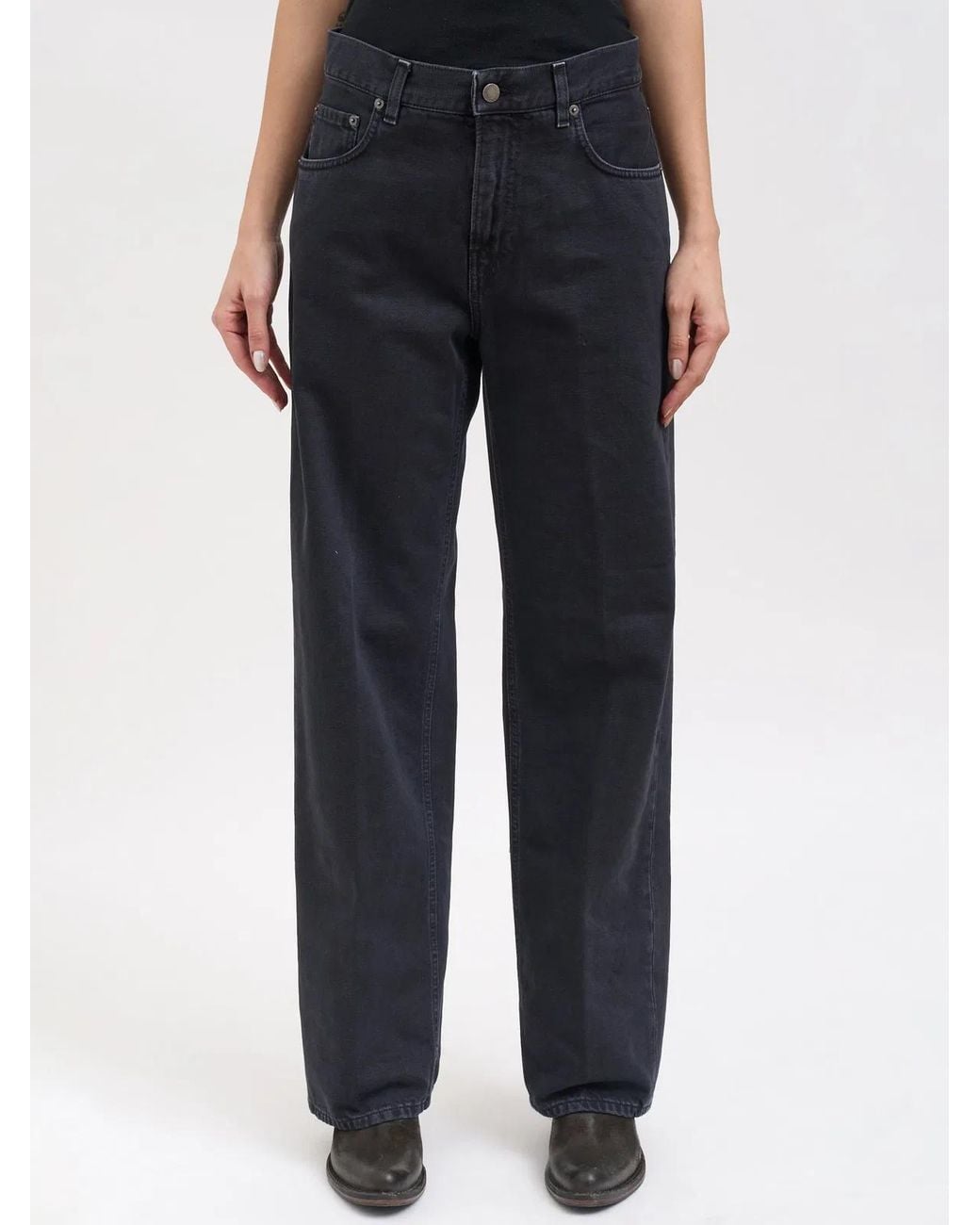 Haikure Black Bonnie Bull Trousers 44
