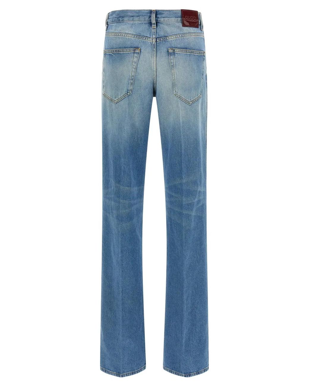 Gucci Blue Flared Leg Jeans
