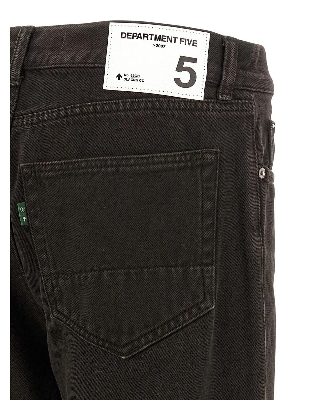 Department 5 Black 'Musso' Jeans for men
