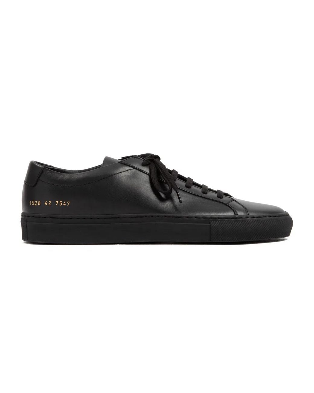 Common Projects Black Original Achilles Low Sneakers for men