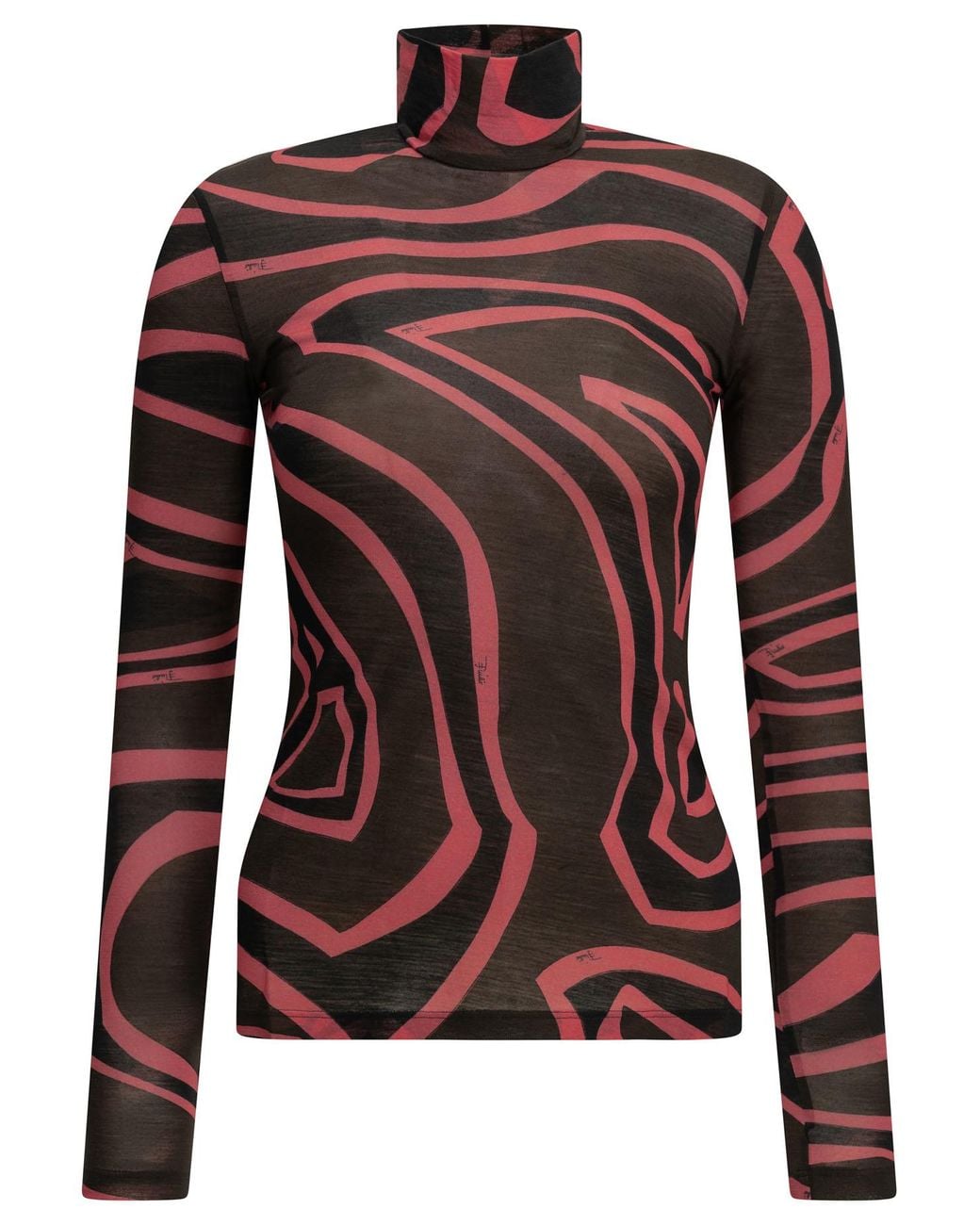 Emilio Pucci Brown "Labirinto" Casual Top