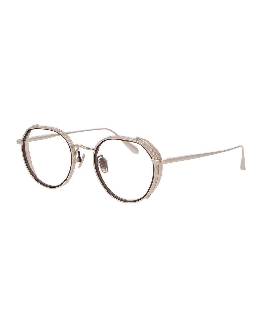 Linda Farrow Lightgold/Metallicbrown/Optical Titanium Glasses