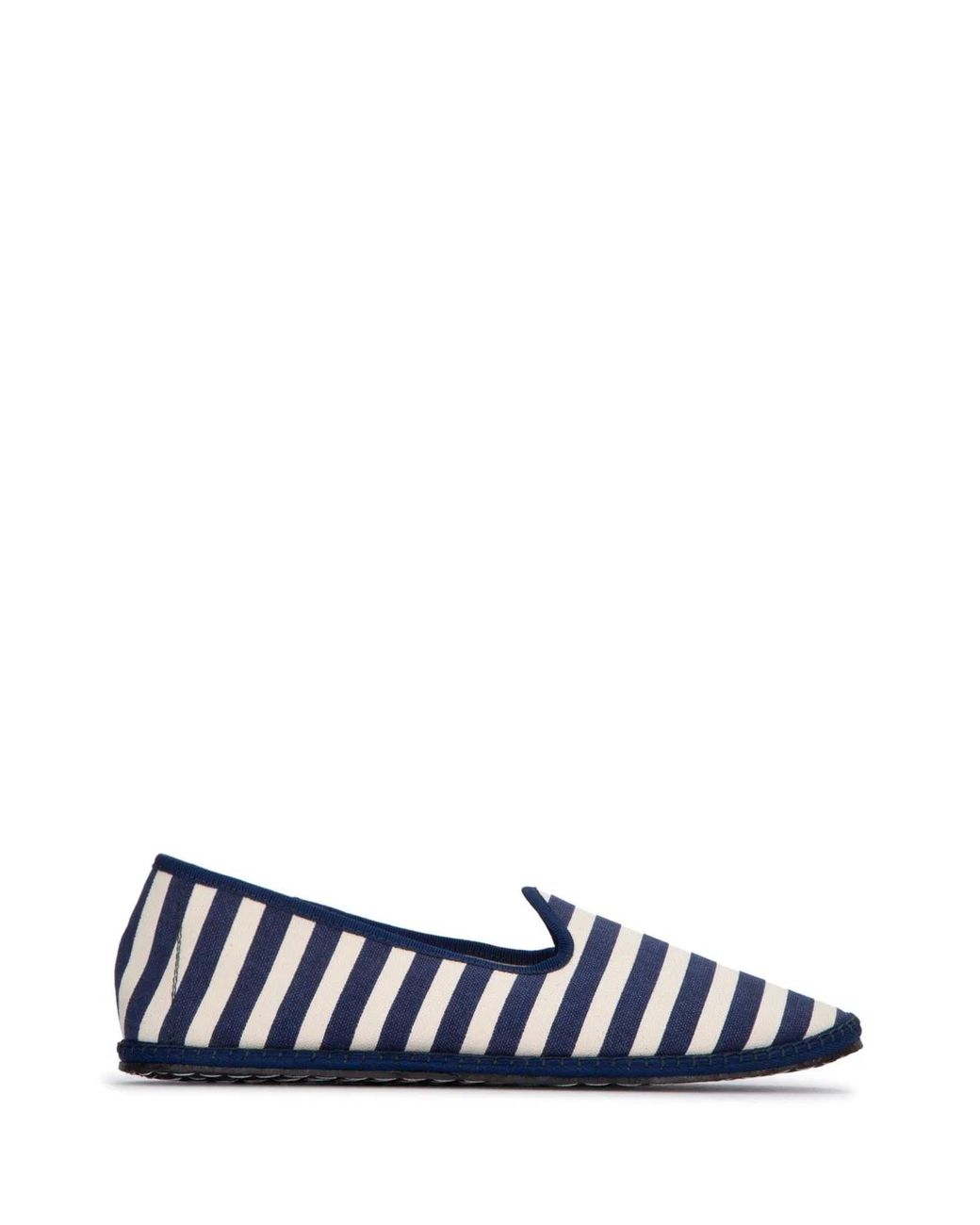 Vibi Venezia White Stripped Slip On Ballerinas for men