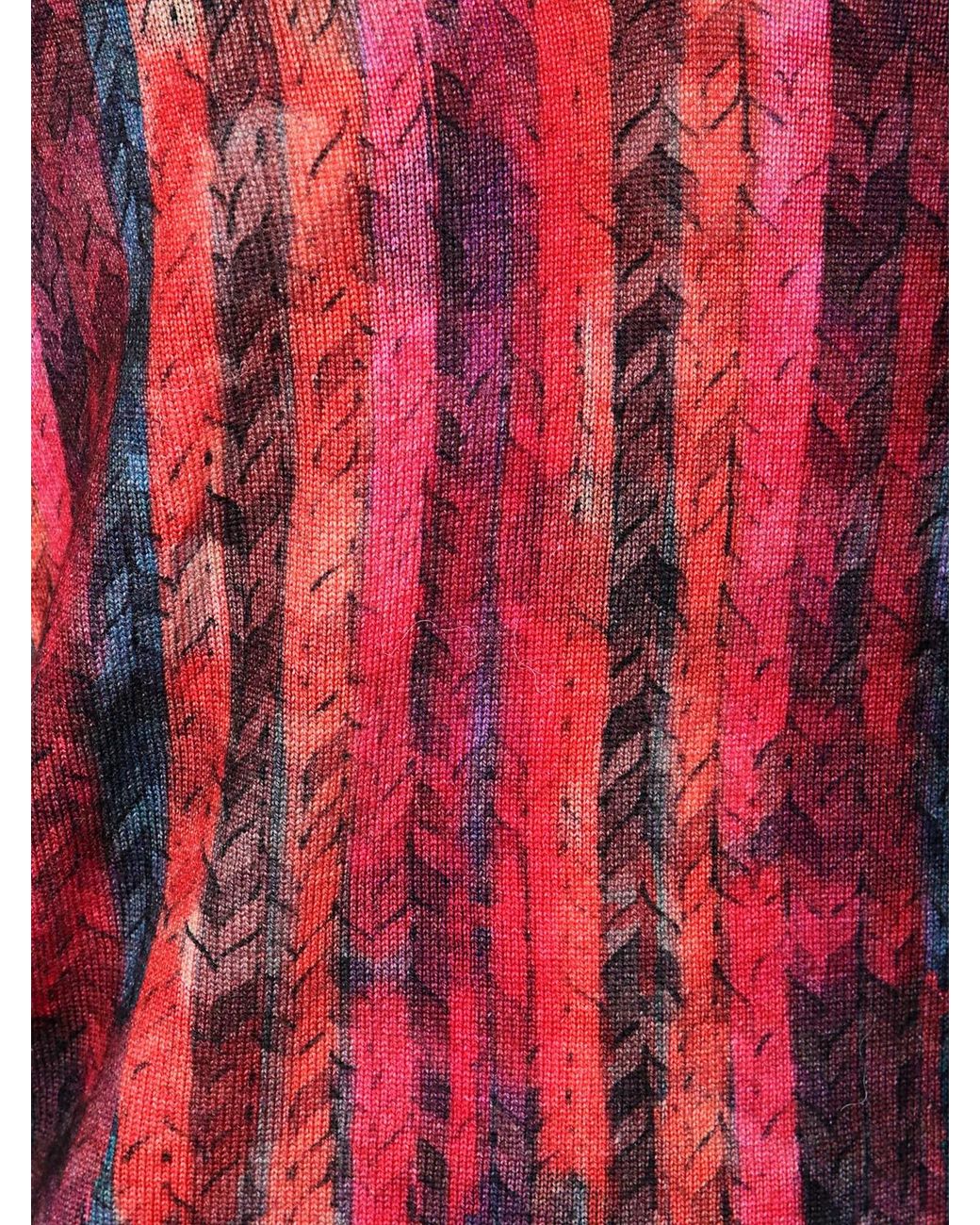 In bed with You Red V Neck Reversible Jumper