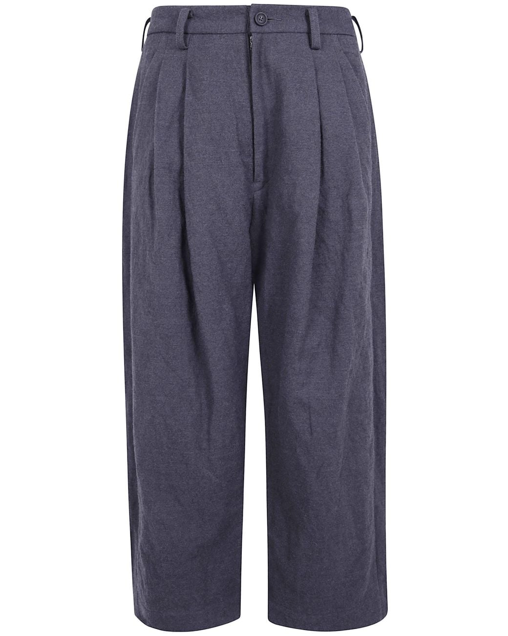 Ziggy Chen Blue Wide-Leg Trousers for men