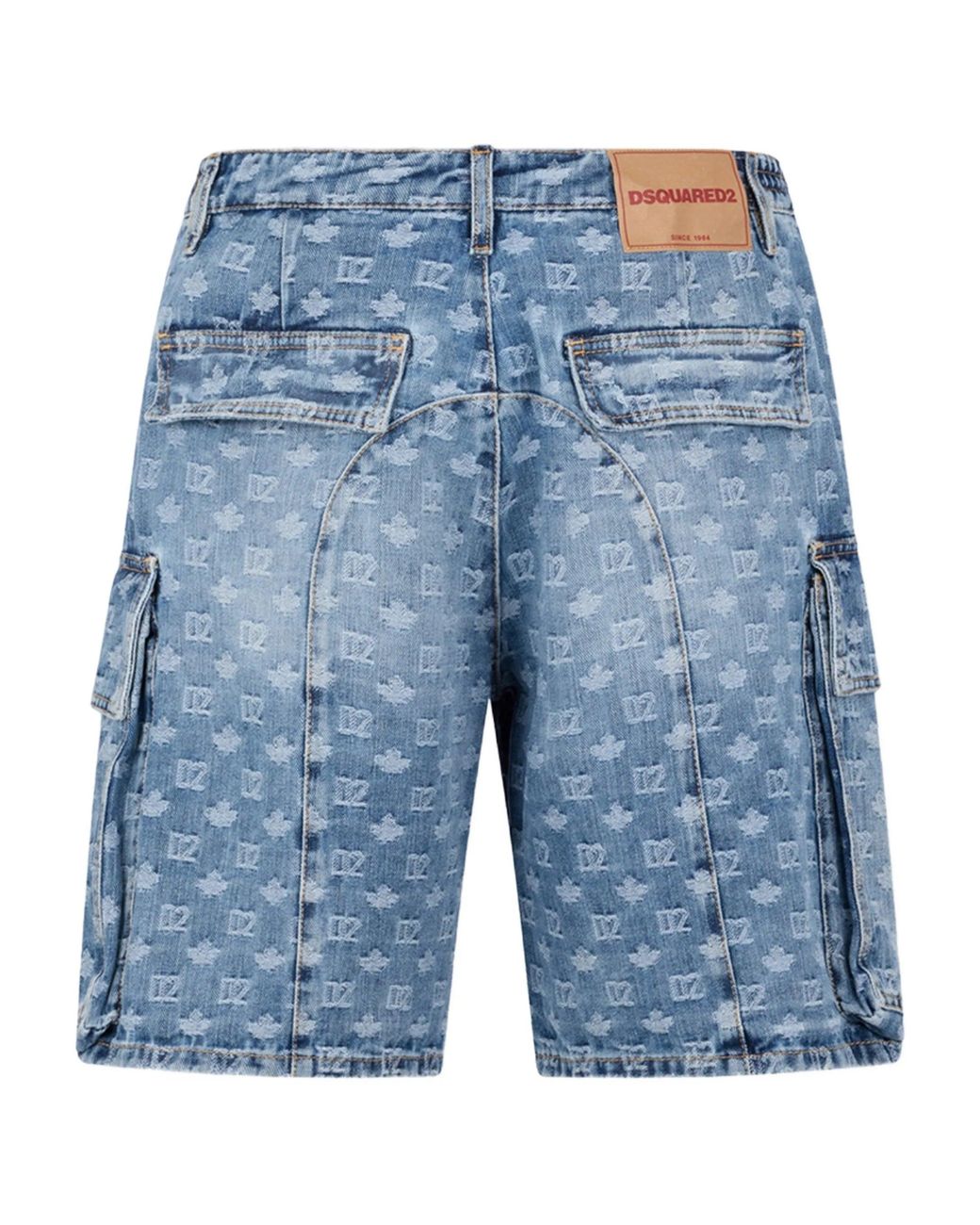 DSquared² Blue Cotton Shorts