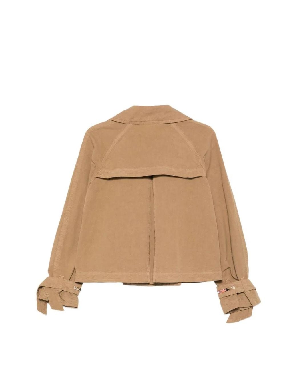 Bazar Deluxe Natural Short Double-Breasted Jacket