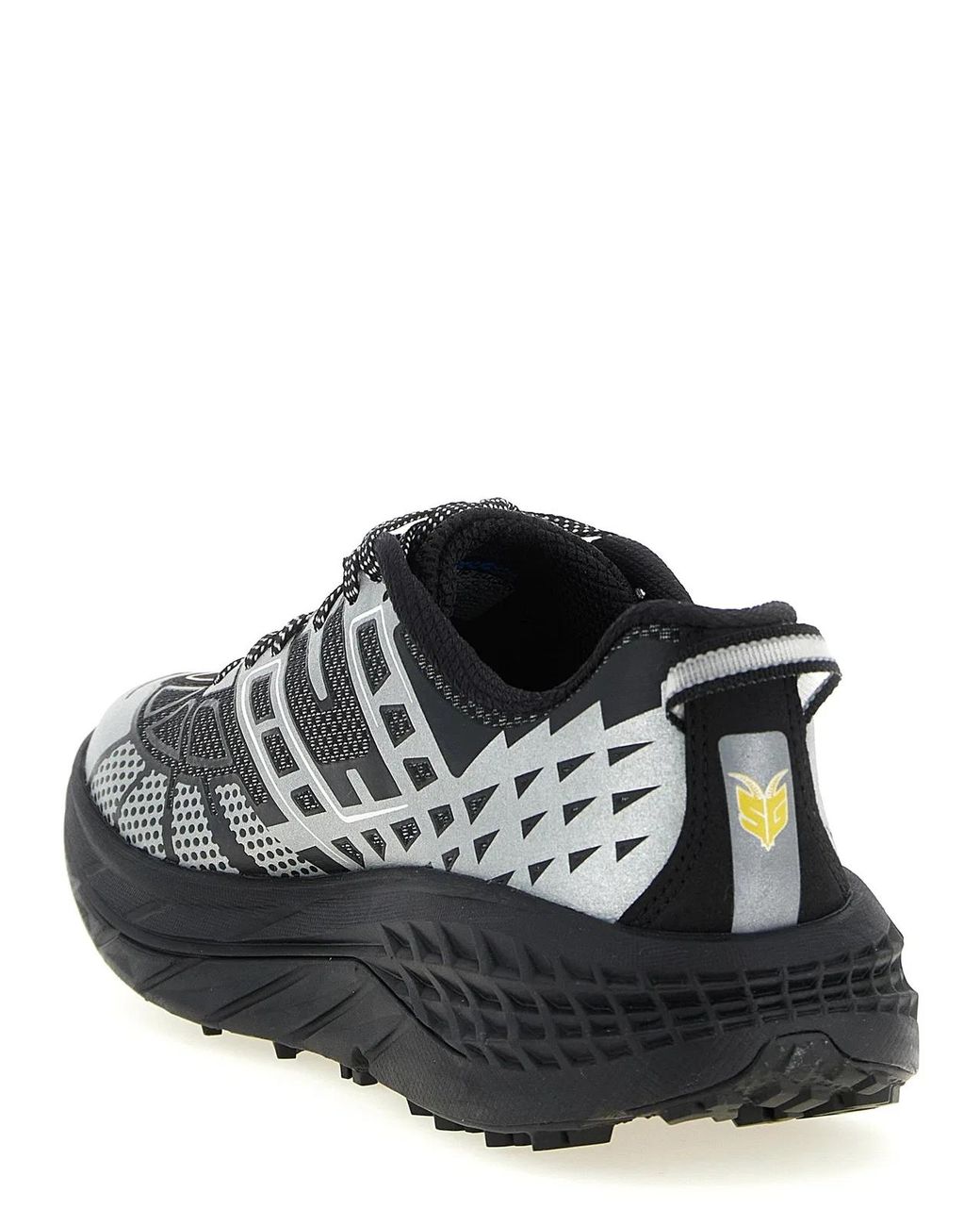 Hoka One One White 'Stealth/Tech Speedgoat 2' Sneakers