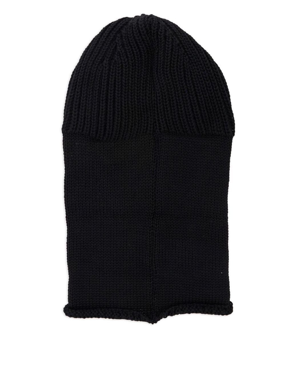 C P Company Black C.P.Company Wool Balaclava for men