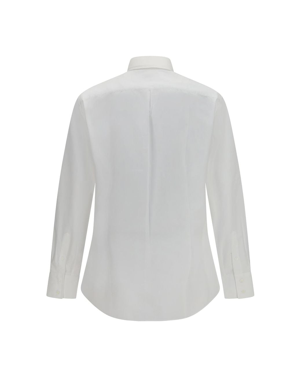 Brunello Cucinelli White Cotton Shirt for men