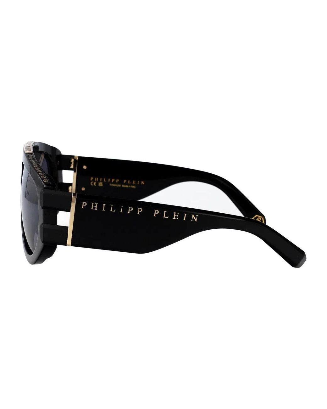 Philipp Plein Black Spp127M 700G Sunglasses