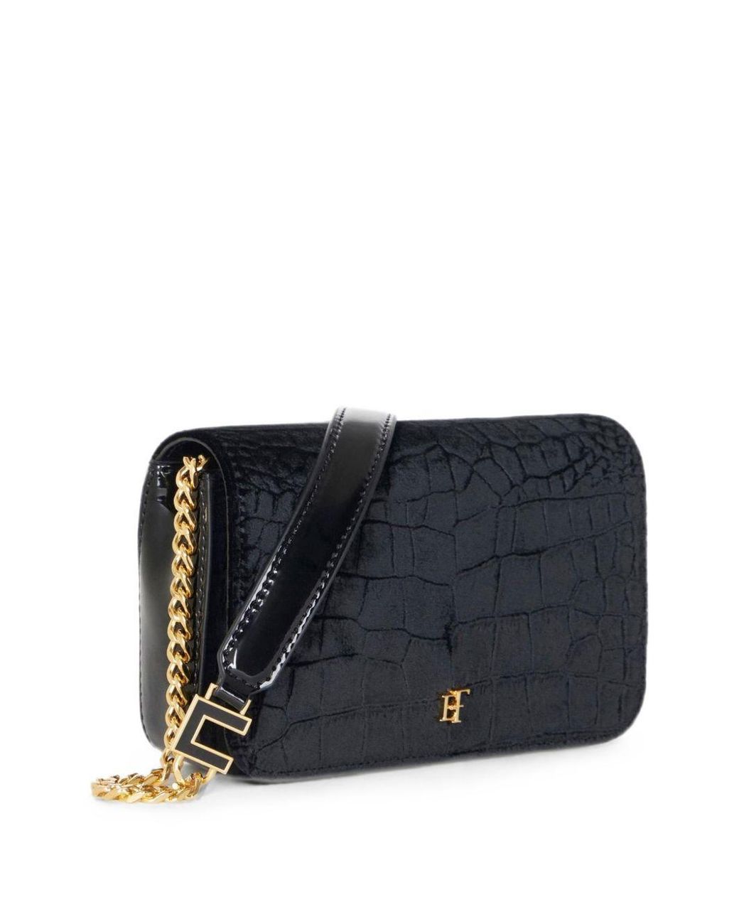 Elisabetta Franchi Black Shoulder Bag