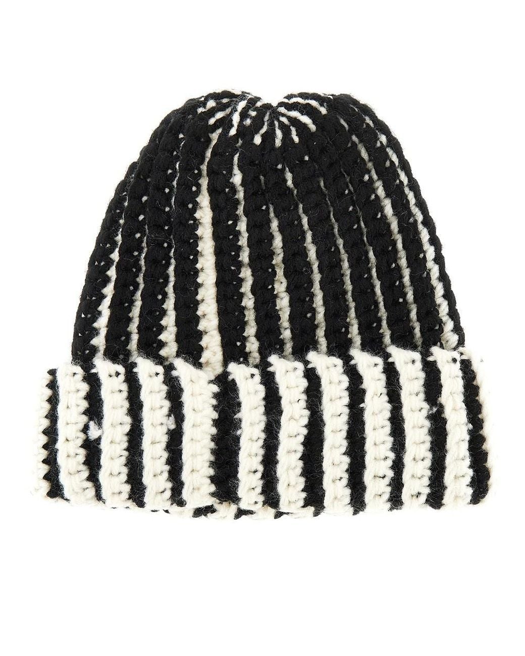 Obey Black Scout Chunky Beanie for men