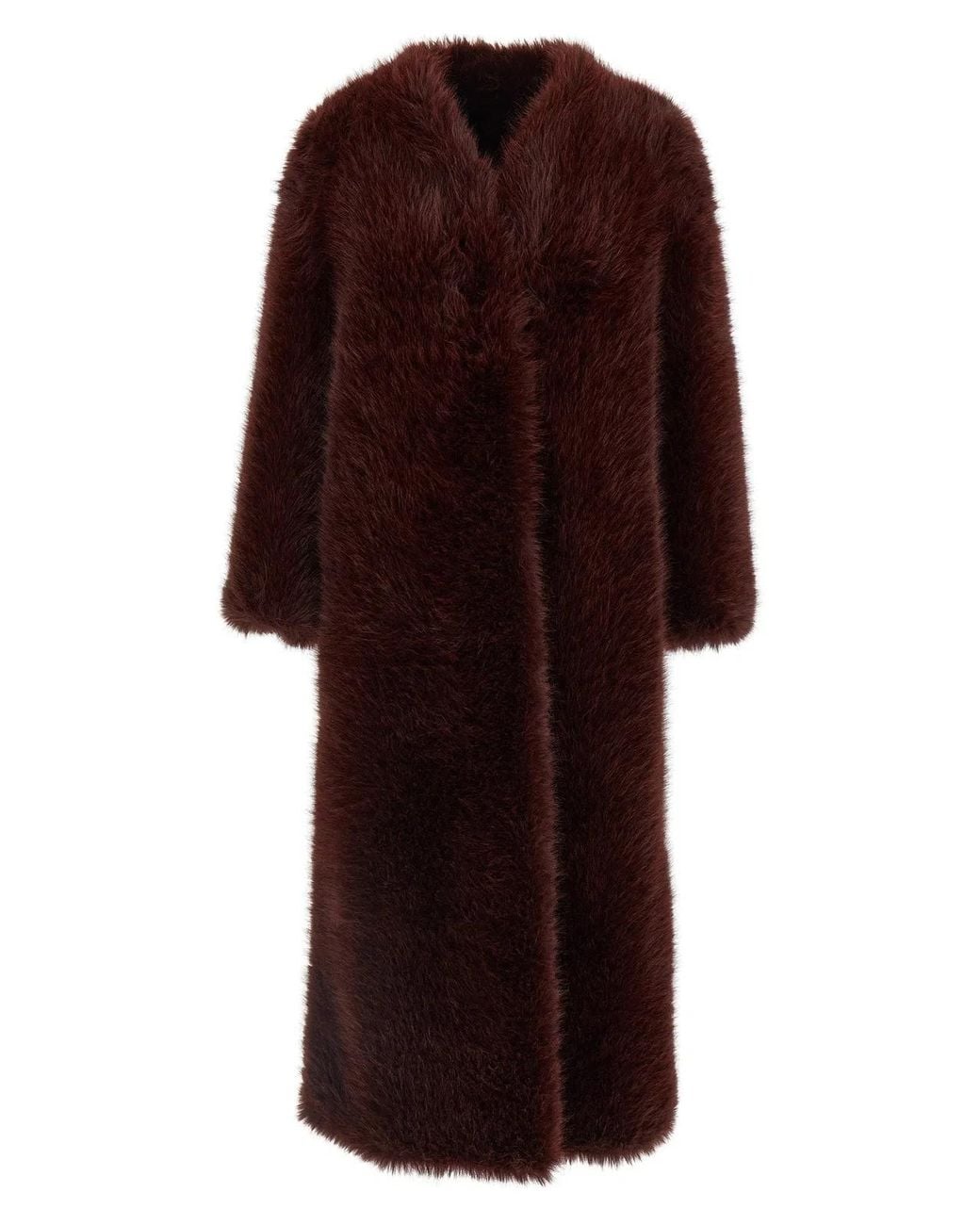 BB COUTURE Red B&B Couture 'Biscuit' Eco Fur