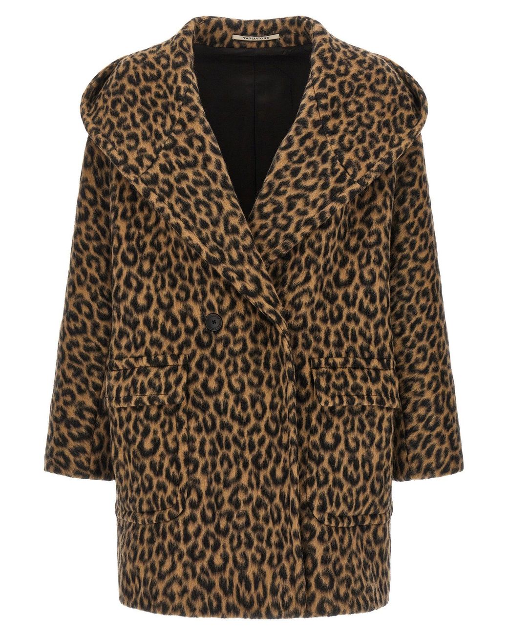 Tagliatore Brown Belted Coats