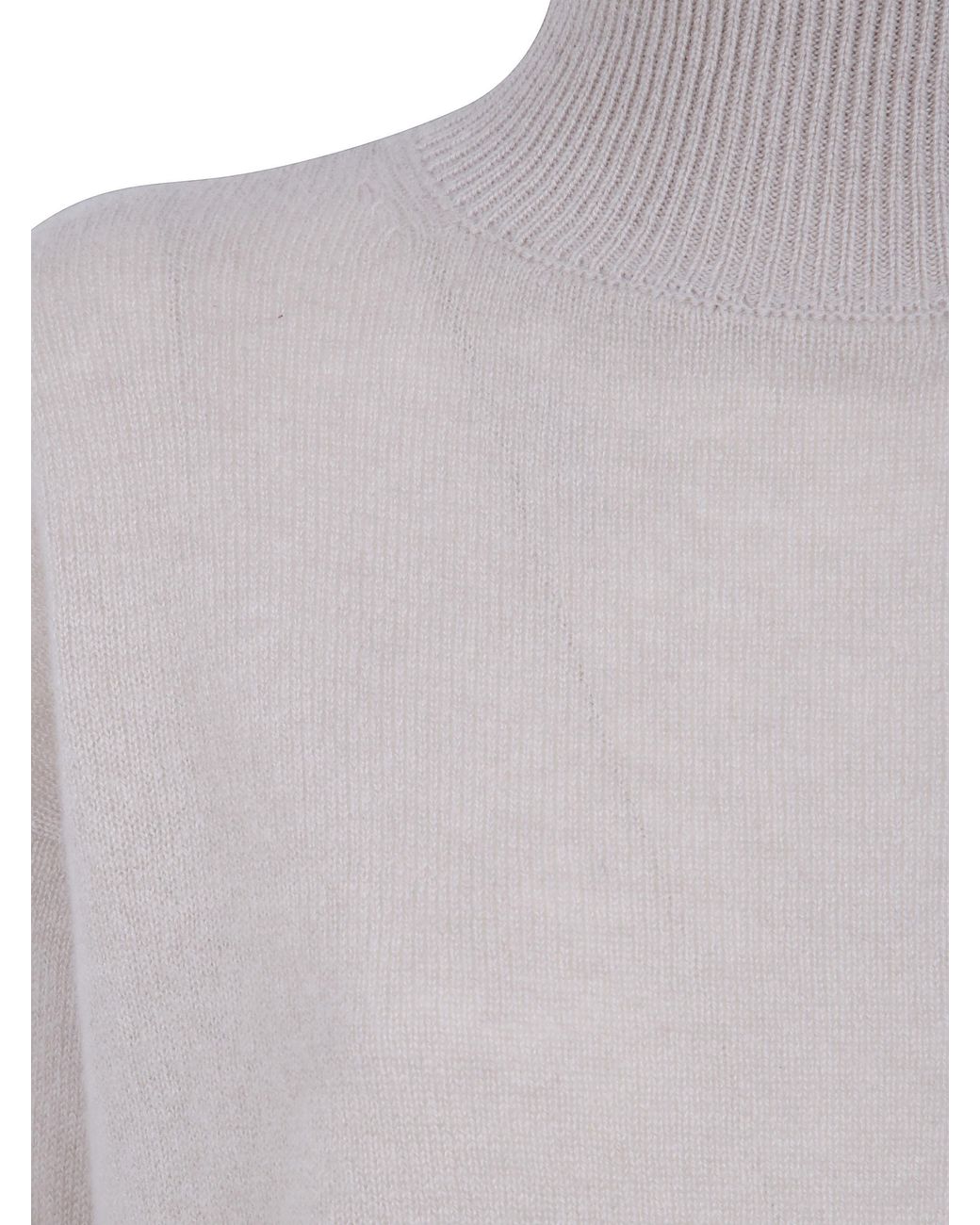 Rossopuro Gray Long Sleeved Turtle Neck Over Sweater