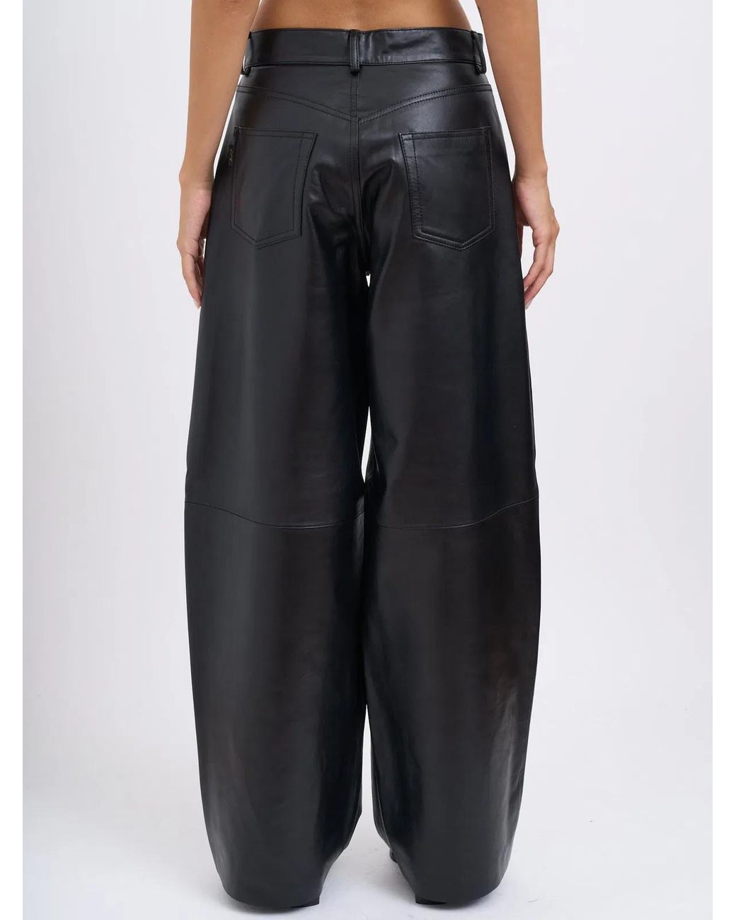 Haikure Black Bethany Leather Trousers