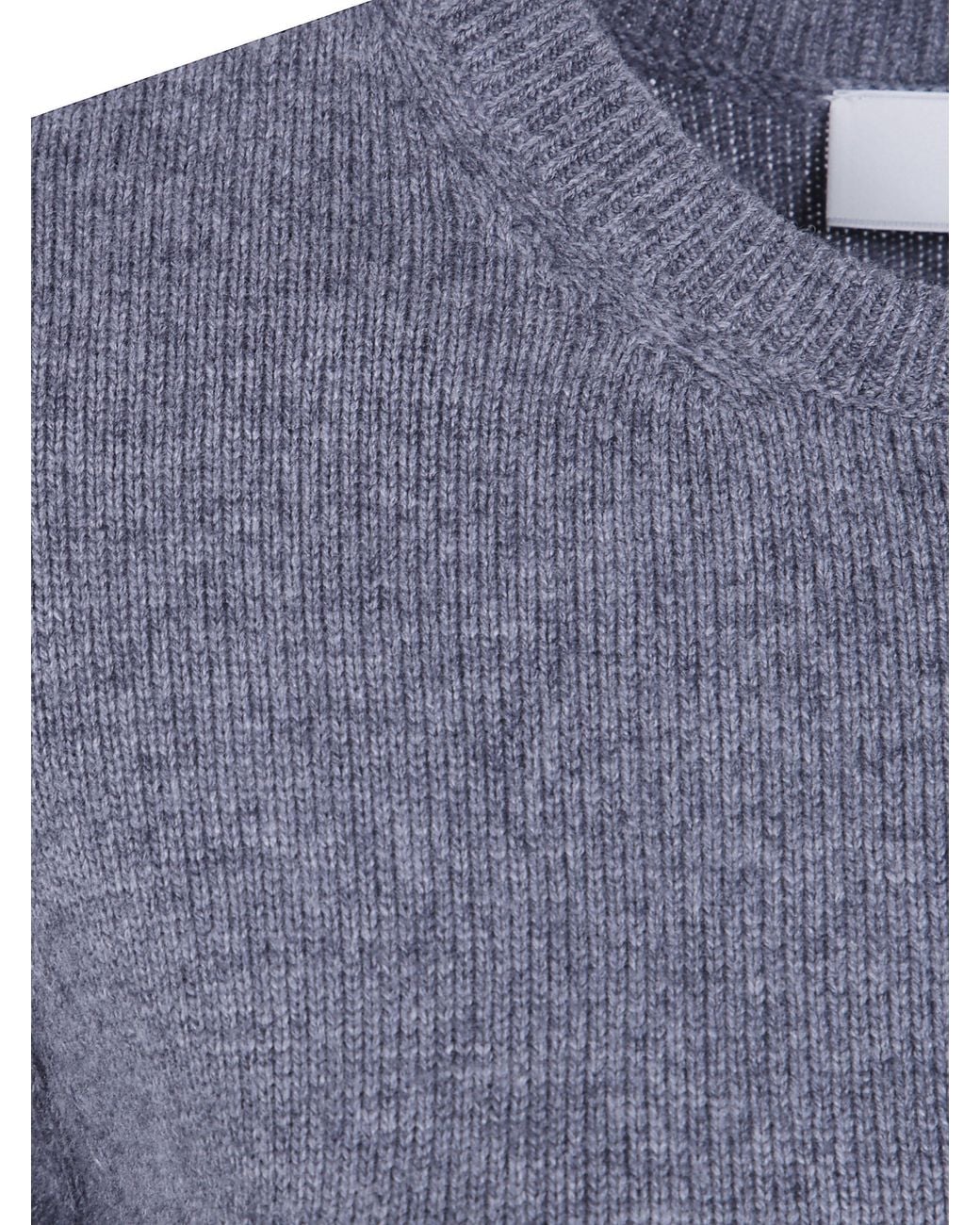 DUNST Blue Half Sleeve Knit Top