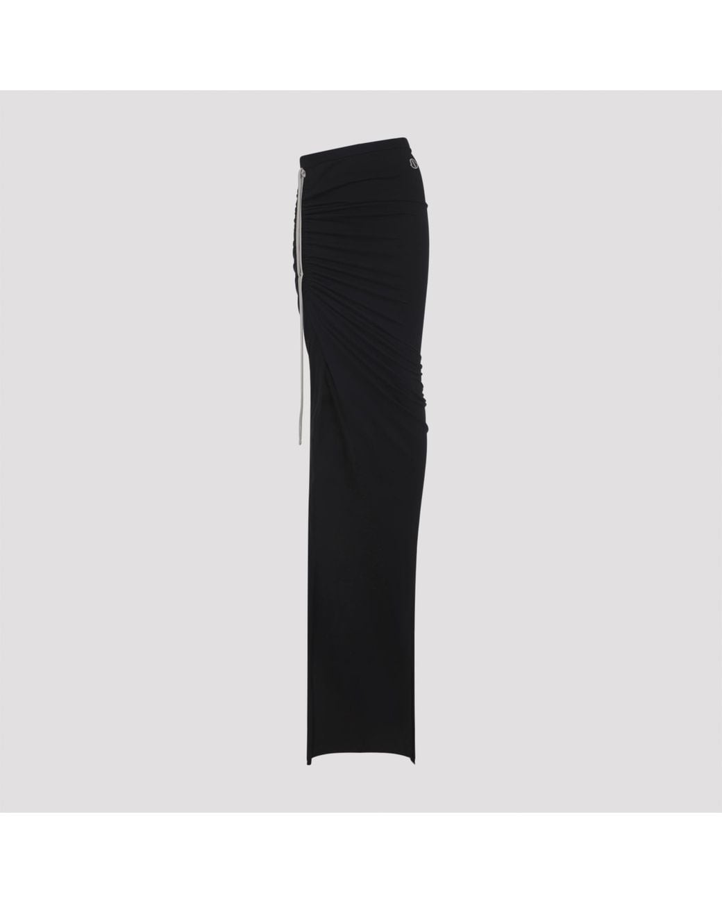 Moncler Black Long Skirt Moncler + Rick Owens