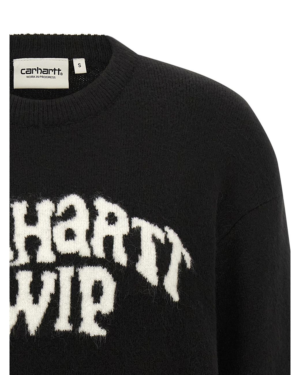 Carhartt Black Logo Intarsia Sweater
