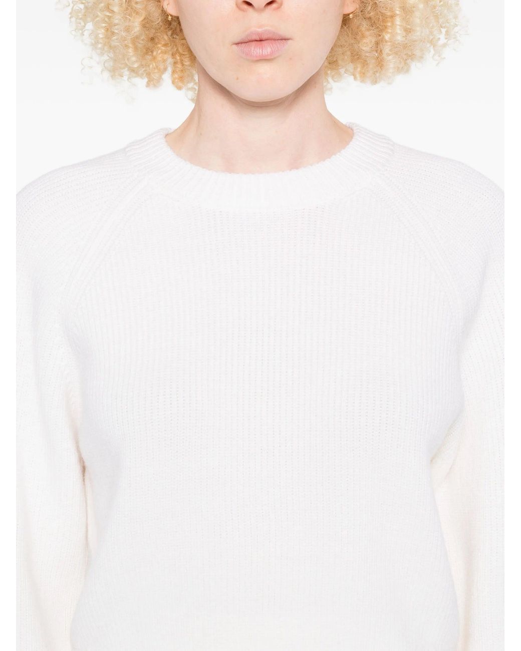 Forte_forte White Giglio Merinos English Rib Crewneck