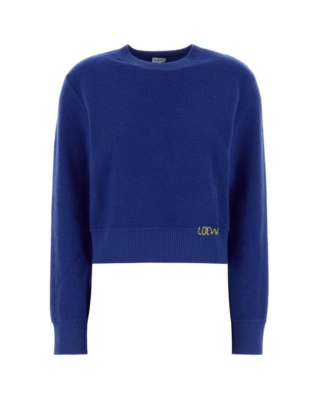 Loewe Blue Wool Sweater