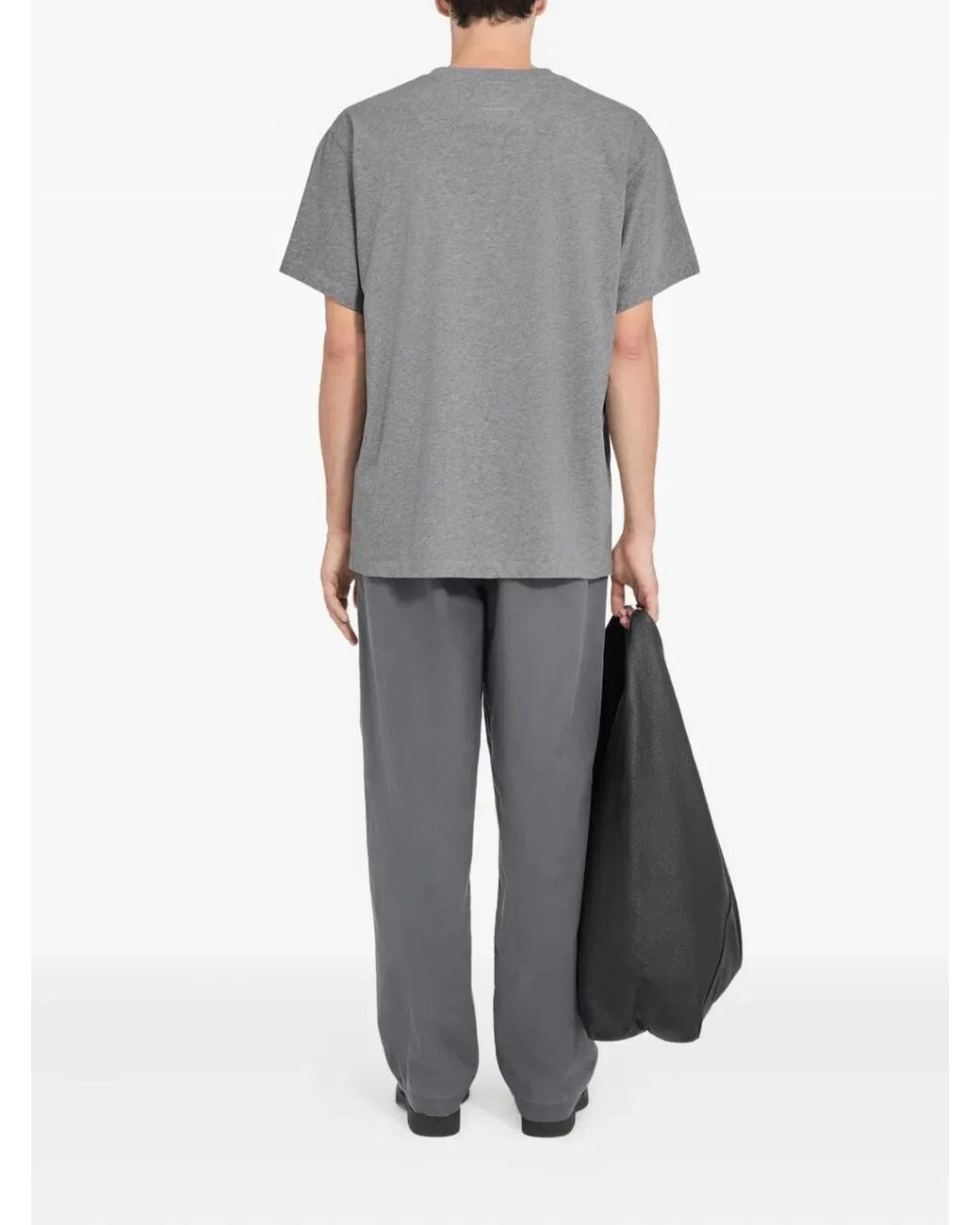 MM6 by Maison Margiela Gray T Shirt for men