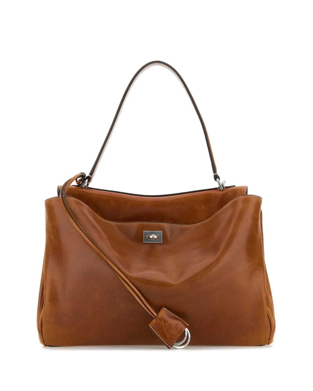 Balenciaga Brown Rodeo Top Handle M