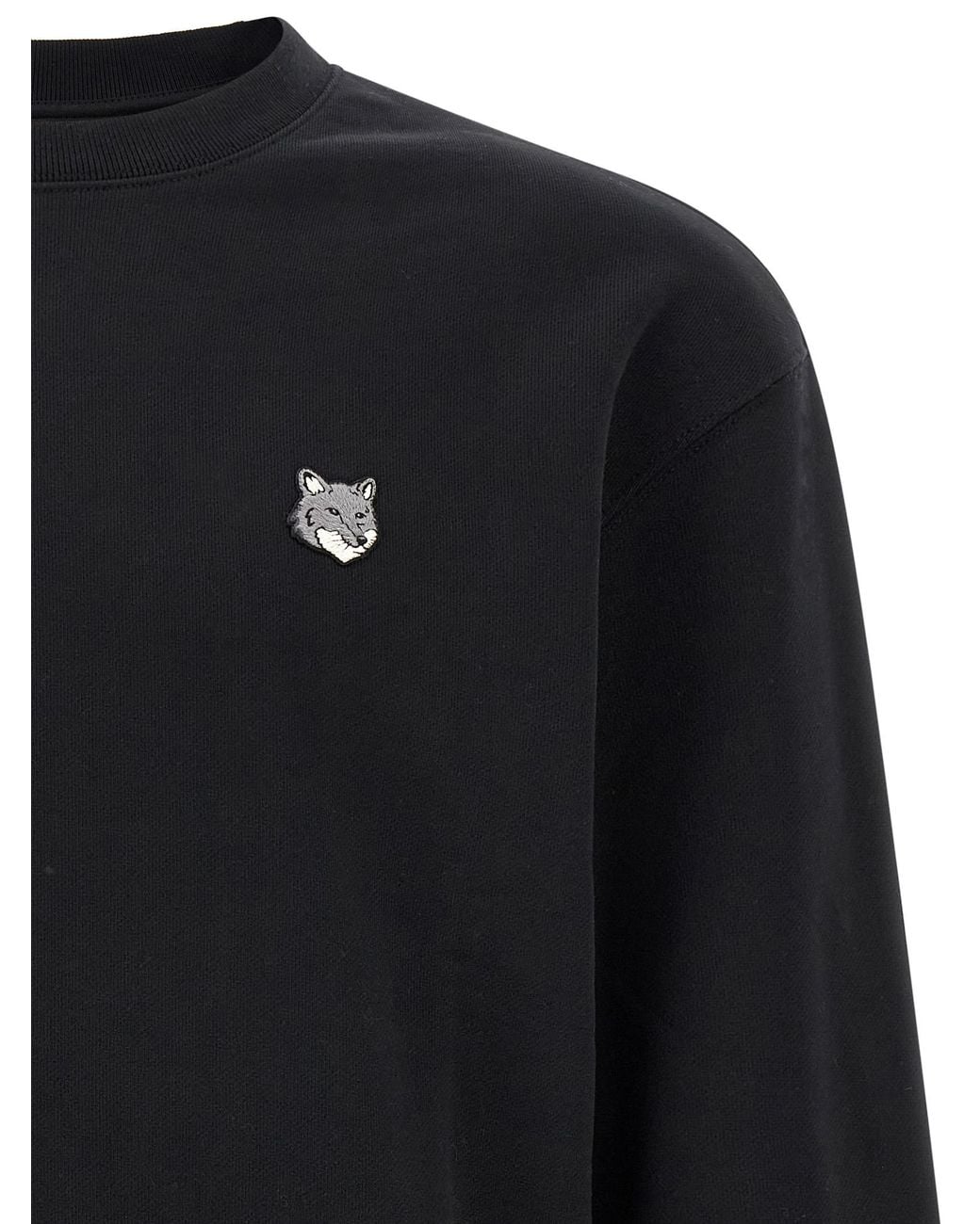 Maison Kitsuné Blue 'Fox Head' Sweatshirt for men