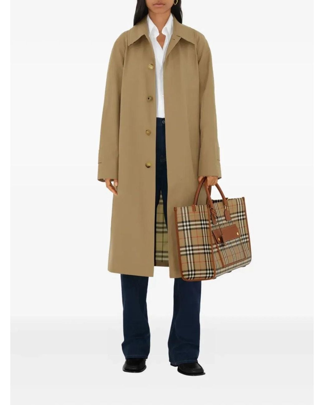 Burberry Brown Medium Freya Tote