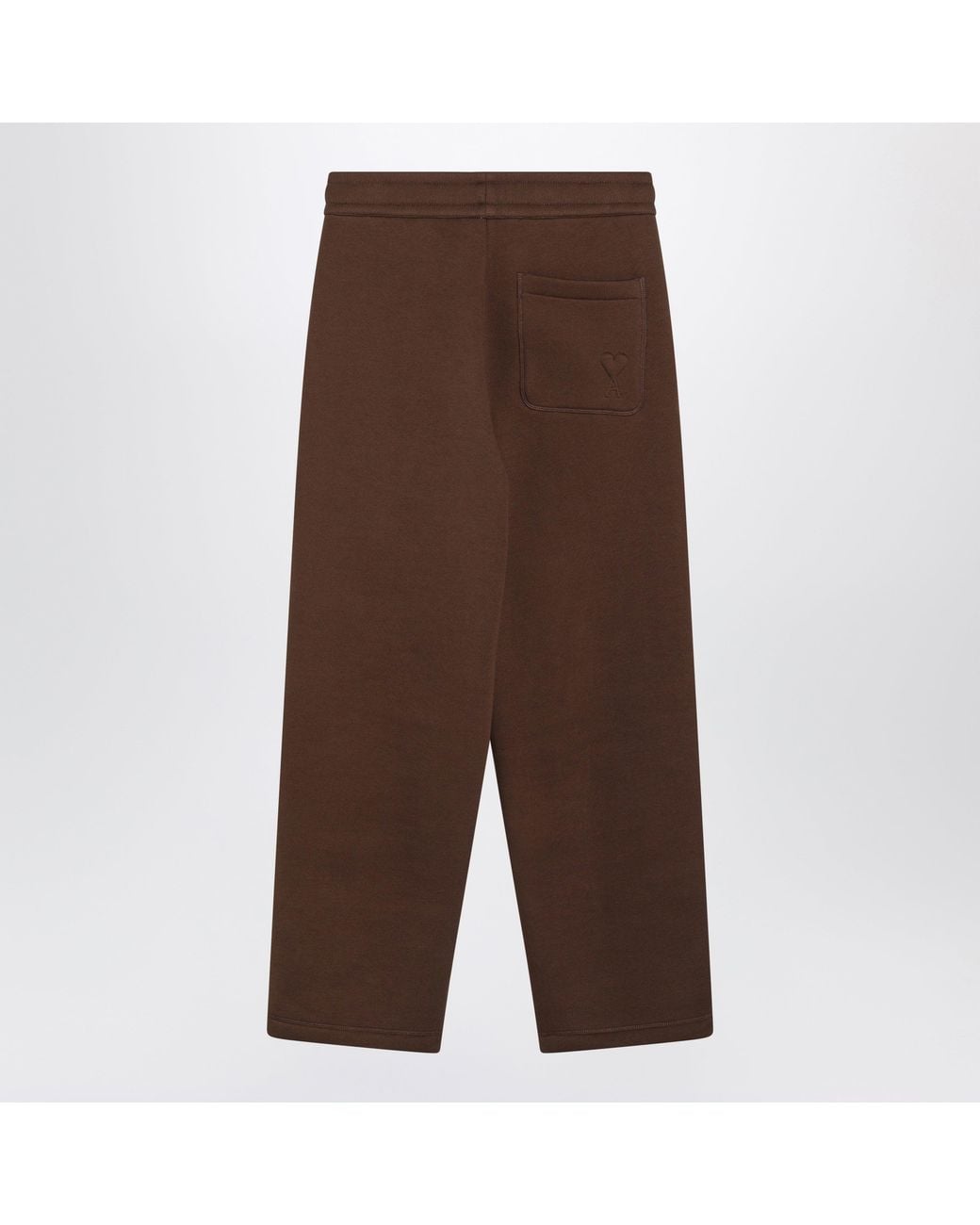 AMI Brown Ami De Coeur Jogging Trousers
