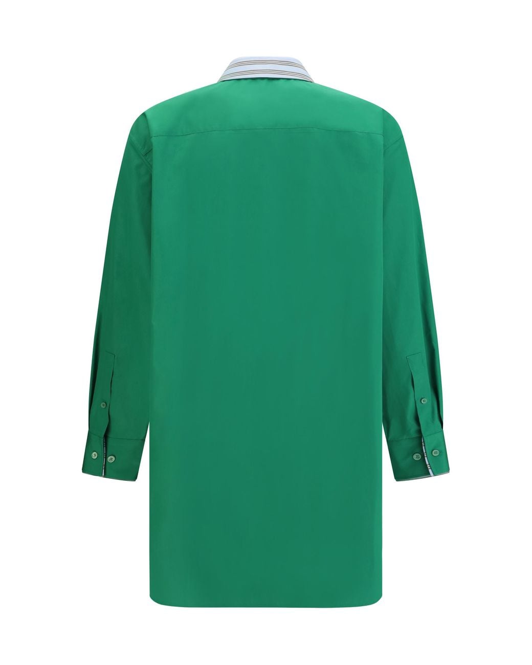 Loewe Green Chemisier Cotton Dress